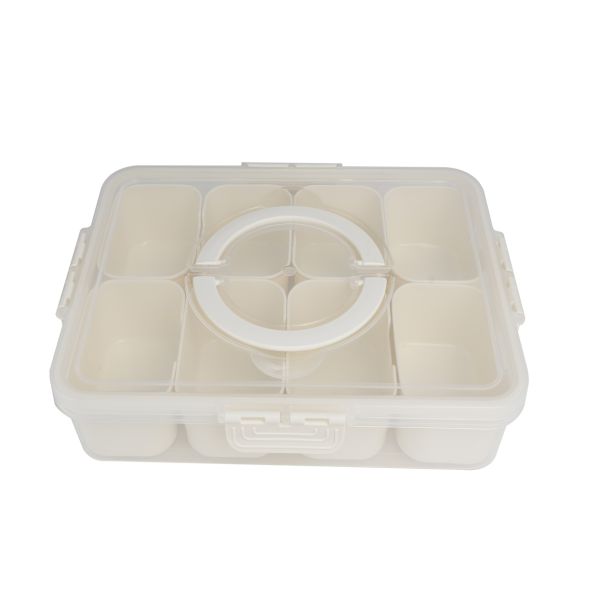 קופסת אחסון מחולקת - צבע רנדומלי